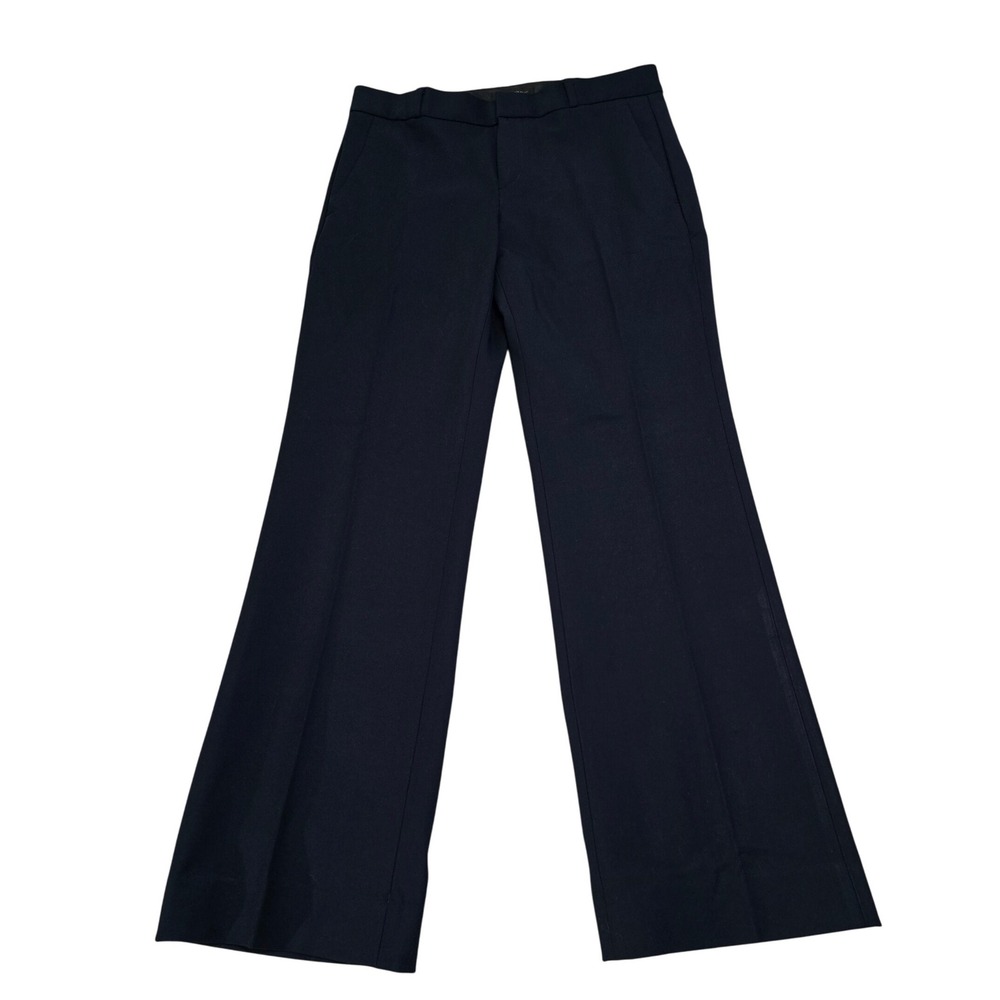 Banana Republic Sculpt Bi-Stretch Navy‎ Blue Cropped Pants Career